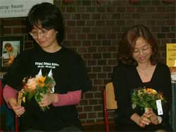 Yuki Shigeno (l.) und Chizu Kobayashi (r.)